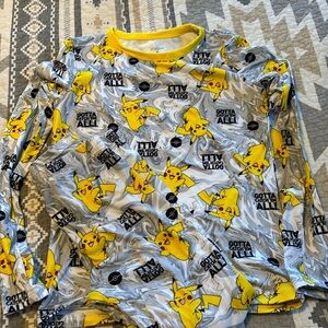 Pokémon Climate Right by Cuddle Duds kids size M set